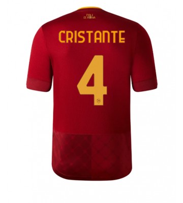 AS Roma Bryan Cristante #4 Hjemmedrakt 2022-23 Kortermet